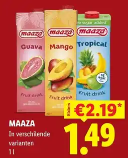 Lidl Maaza aanbieding