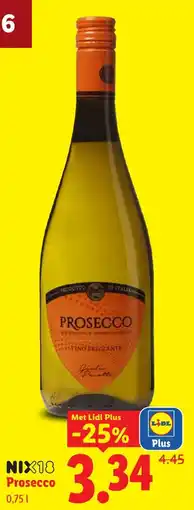 Lidl Prosecco aanbieding