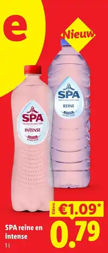 Lidl SPA reine en intense aanbieding