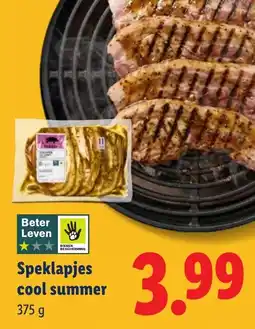 Lidl Speklapjes cool summer aanbieding