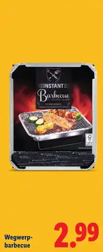 Lidl Wegwerpbarbecue aanbieding