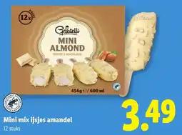 Lidl Mini mix ijsjes amandel aanbieding