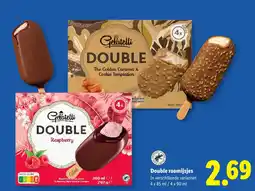 Lidl Double roomijsjes aanbieding