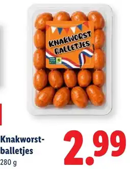 Lidl Knakworst balletjes aanbieding