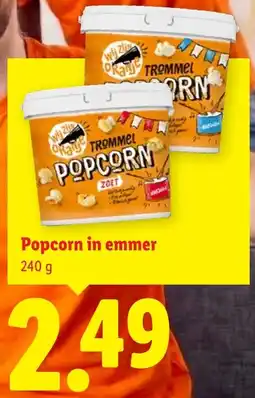 Lidl Popcorn in emmer aanbieding