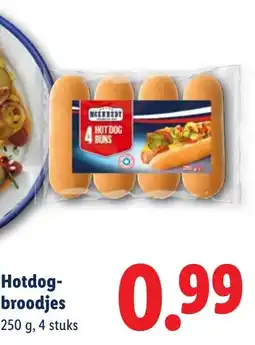 Lidl Hotdogbroodjes aanbieding