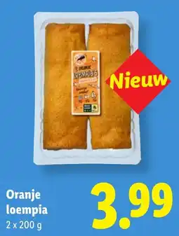 Lidl Oranje loempia aanbieding