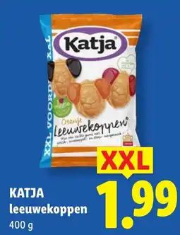 Lidl Katja leeuwekoppen aanbieding