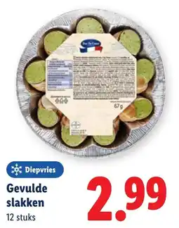 Lidl Gevulde slakken aanbieding