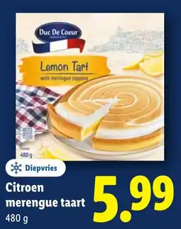 Lidl Citroen merengue taart aanbieding