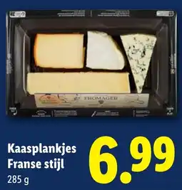 Lidl Kaasplankjes Franse stijl aanbieding