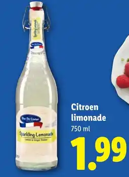 Lidl Citroen limonade aanbieding