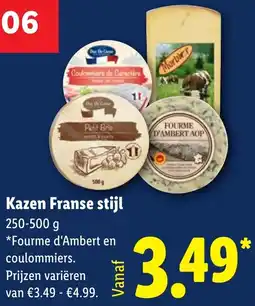Lidl Kazen Franse stijl aanbieding