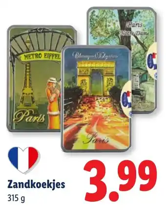 Lidl Zandkoekjes aanbieding