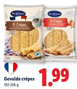 Lidl Gevulde crèpes aanbieding