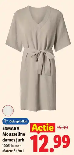 Lidl Esmara Mousseline dames jurk aanbieding