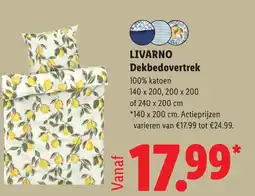 Lidl Livarno Dekbedovertrek aanbieding