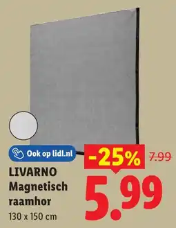 Lidl Livarno Magnetisch raamhor aanbieding