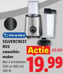 Lidl Silvercrest RVS smoothiemaker aanbieding