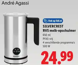 Lidl Severcrest RVS melk-opschuimer aanbieding
