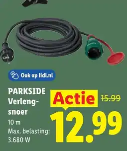 Lidl Parkside Verlengsnoer aanbieding