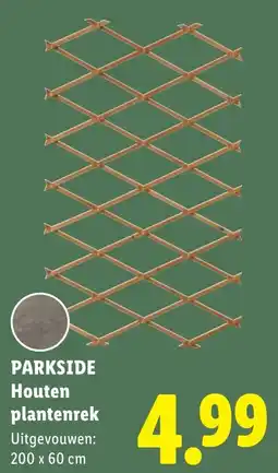 Lidl Parkside Houten plantenrek aanbieding