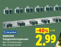 Lidl Parkside Tuingereedschaphouder aanbieding
