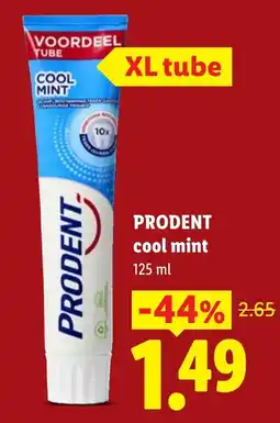 Lidl Prodent cool mint aanbieding