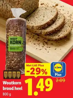 Lidl Woutkorn brood heel aanbieding