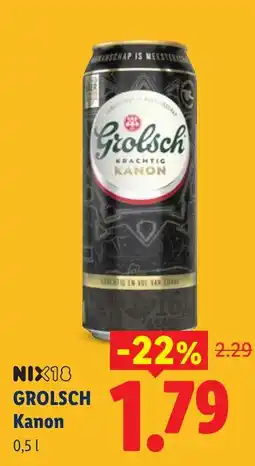 Lidl Grolsch Kanon aanbieding