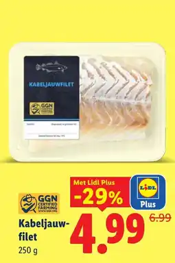 Lidl Kabeljauwfilet aanbieding