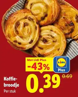 Lidl Koffiebroodje aanbieding