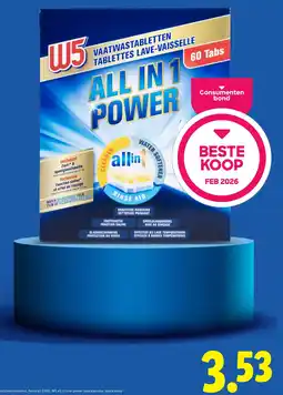 Lidl W5 all in 1 power aanbieding
