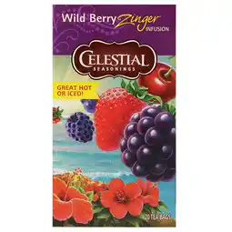 Holland & Barrett 2e product 50% korting | Celestial Seasonings Wild Berry Zinger - 20 theezakjes aanbieding