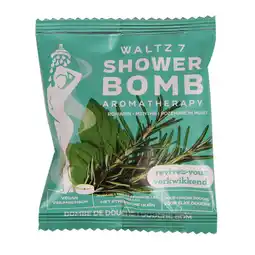 Holland & Barrett 2e product 50% korting | Waltz 7 Shower Bomb Rozemarijn Munt - 1 item aanbieding