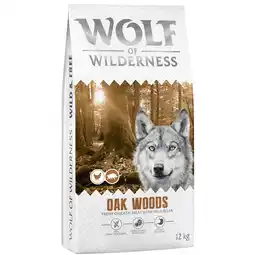 Zooplus Wolf of Wilderness Adult Oak Woods Wild Zwijn - graanvrij -12 kg: Nieuwe Receptuur aanbieding