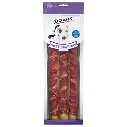 Zooplus 2 x 1 meter Kauwrol Eend Dokas Hondensnack aanbieding