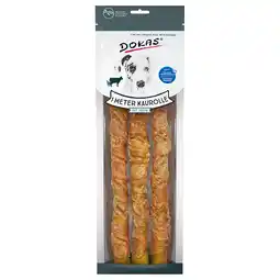 Zooplus 2 x 1 meter Kauwrol Kip Dokas Hondensnack aanbieding