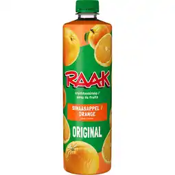 Jumbo RAAK Vruchtensiroop Sinaasappel 0,75 L aanbieding