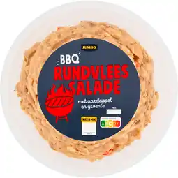 Jumbo Jumbo BBQ Rundvlees Salade met Aardappel en Groente 350 g aanbieding