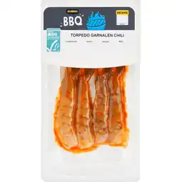 Jumbo Jumbo BBQ Torpedo Garnalen Chili 100 g aanbieding