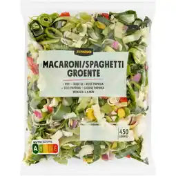 Jumbo Jumbo Macaroni/Spaghetti Groente 450 g aanbieding