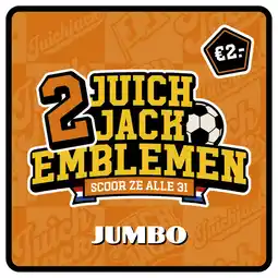Jumbo Zakje JuichJack Emblemen aanbieding