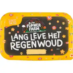 Jumbo The Flower Farm Slightly Salted zonder Palmolie 375g aanbieding