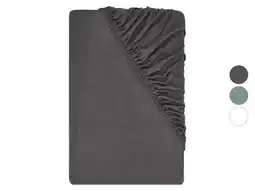 Lidl LIVARNO Jersey hoeslaken 180-200 x 200 cm aanbieding
