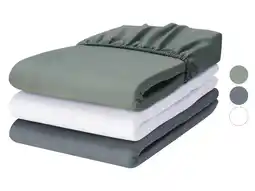 Lidl LIVARNO Satijnen hoeslaken 140-160 x 200 cm aanbieding
