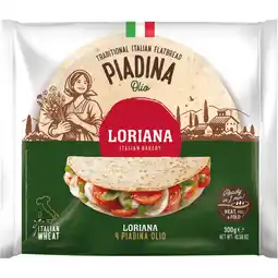 Jumbo Loriana Piadina Olio 300 g aanbieding