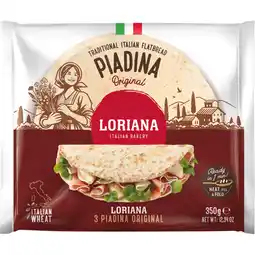 Jumbo Loriana Piadina Original 350 g aanbieding