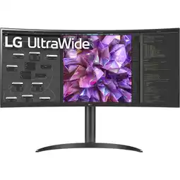 MediaMarkt LG 34wq75c-b - 34 Inch 3440 X 1440 (uw Quad Hd) Ips-paneel In Hoogte Verstelbaar aanbieding
