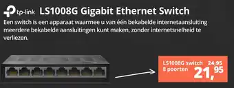 Paradigit LS1008G Gigabit Ethernet Switch aanbieding